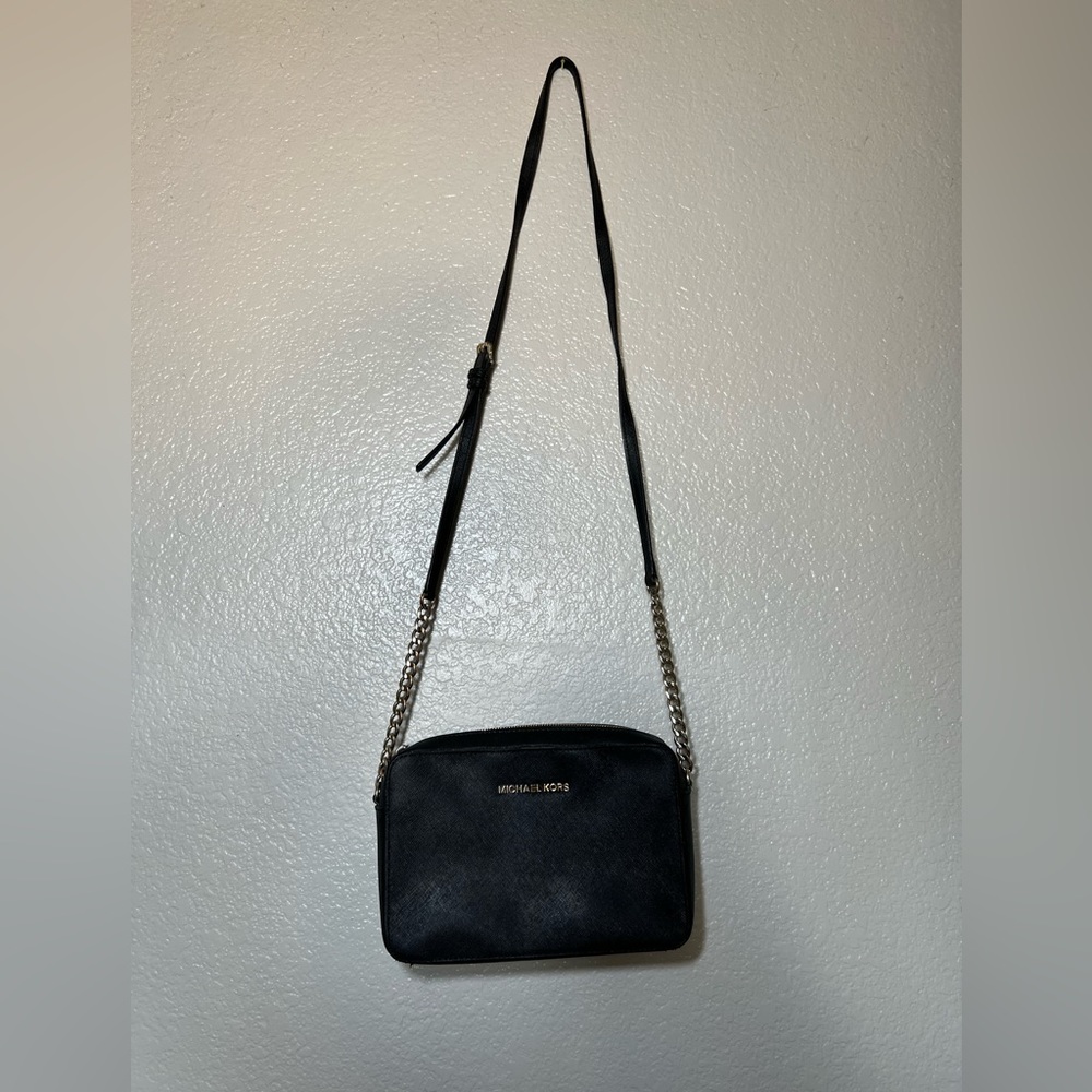 Michael Kors Black Cross Body Purse |